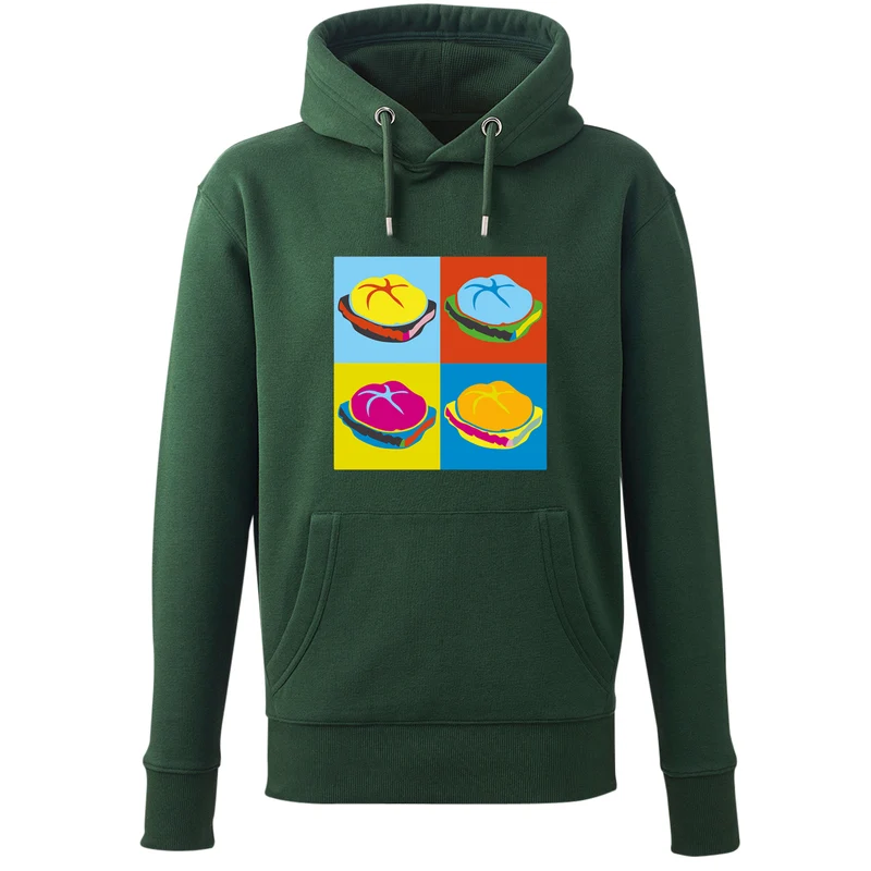 Hoodie "Popart Leberkas"