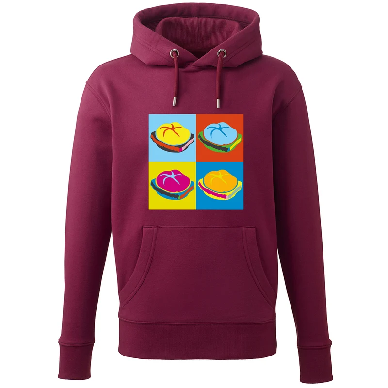 Hoodie "Popart Leberkas"