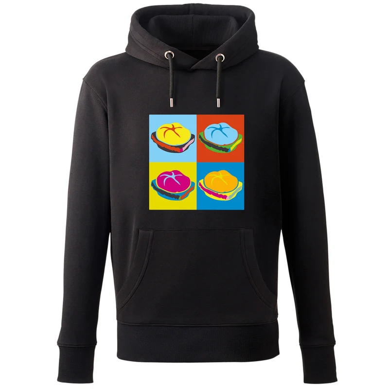 Hoodie "Popart Leberkas"