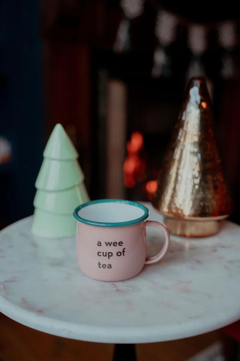 A Wee Cup of Tea Enamel Mug | Born & Bred
