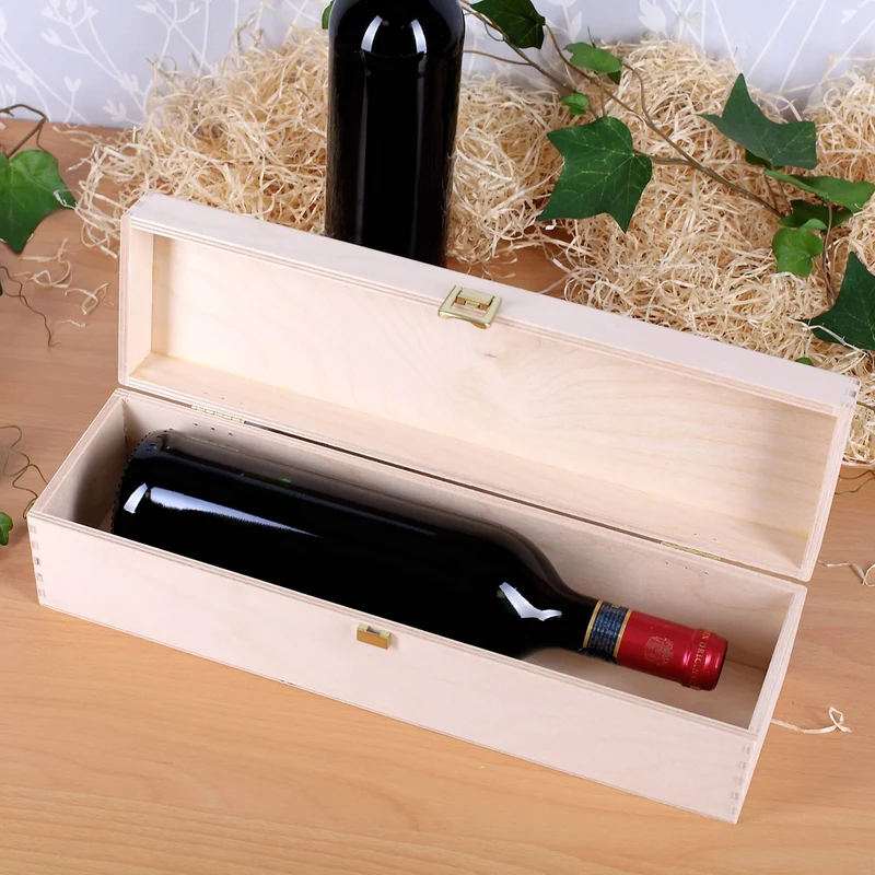 Geschenkverpackung zur Hochzeit - Holzbox mit Namen und Datum Rosenmotiv