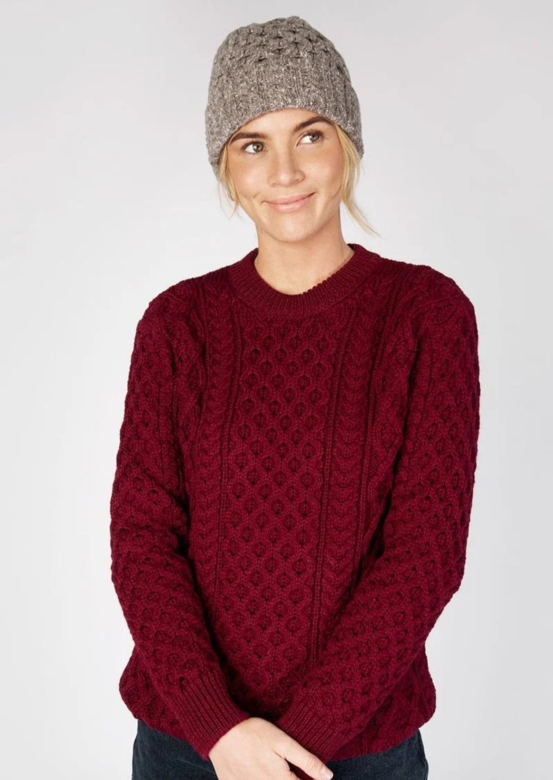IrelandsEye Luxe Aran Hat | Rocky Ground