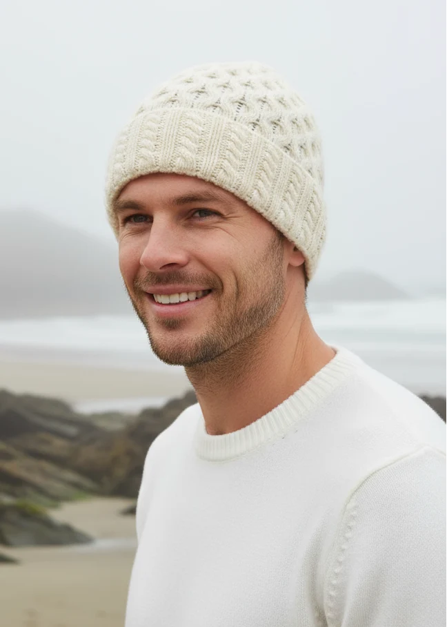 IrelandsEye Luxe Aran Hat | Natural