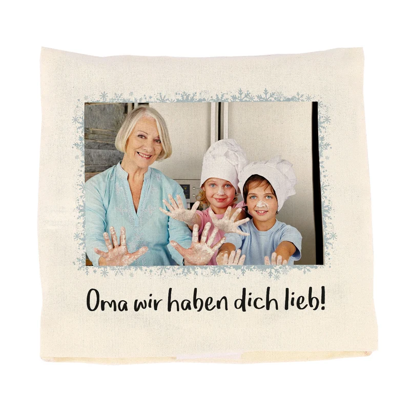 Persönliches Kirschkernkissen mit Ihrem Foto bedruckt