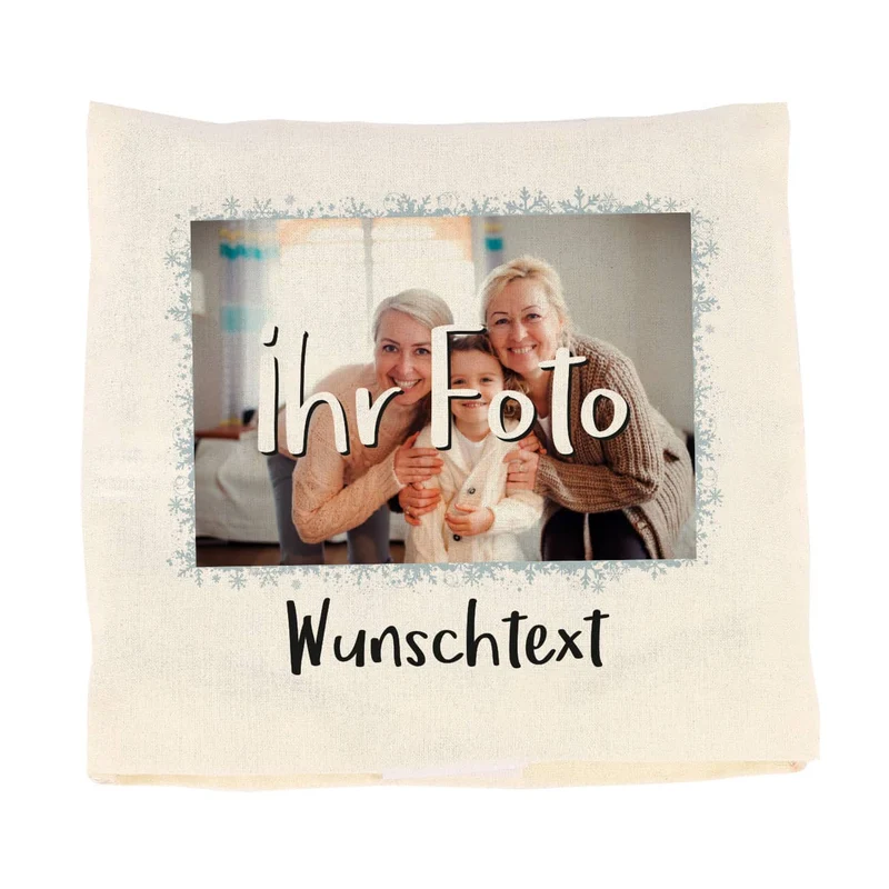 Persönliches Kirschkernkissen mit Ihrem Foto bedruckt