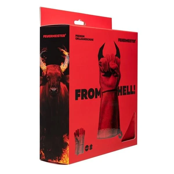 Premium Grillhandschuhe aus Leder