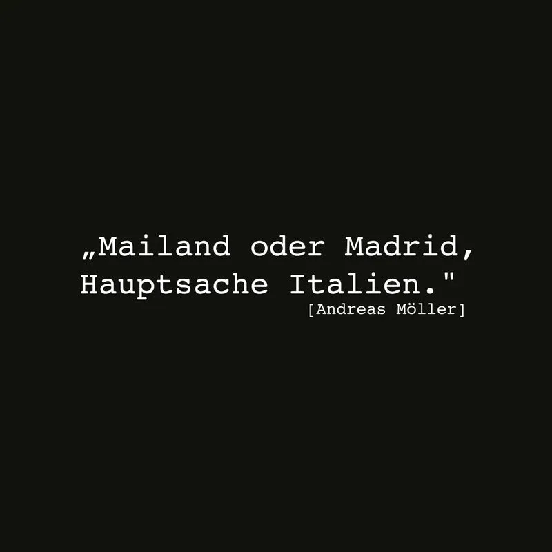 T-Shirt "Hauptsache Italien"