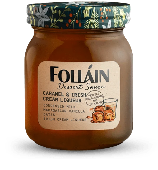 Caramel & Irish Cream Liqueur Dessert Sauce | Folláin
