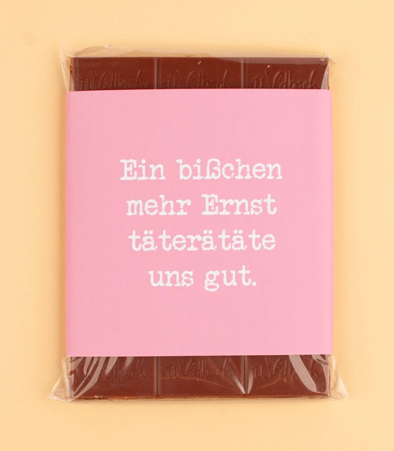 Schokolade "Täterätäte"