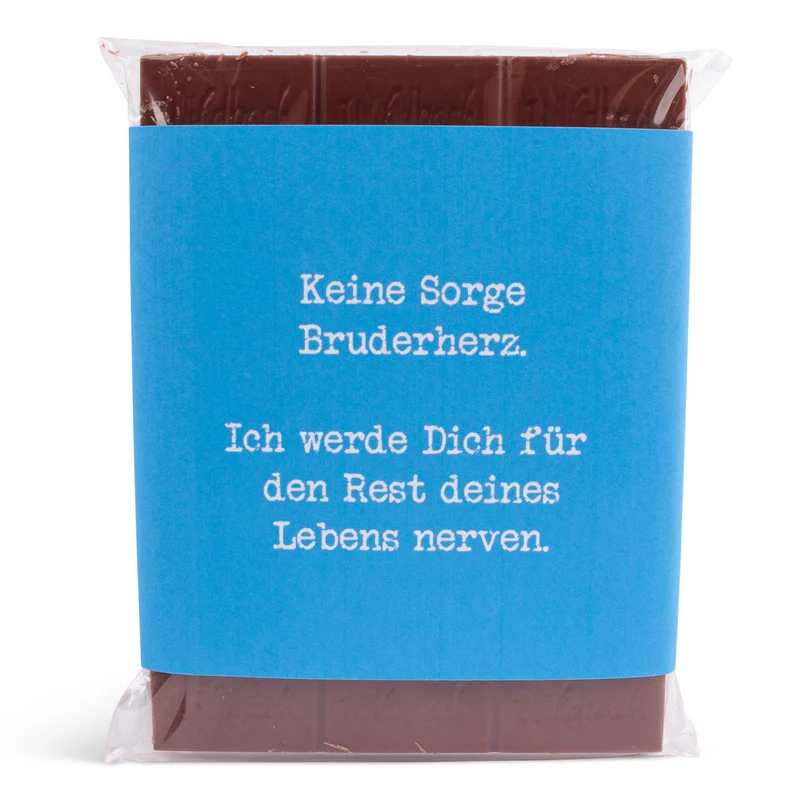 Schokolade "Bruderherz"