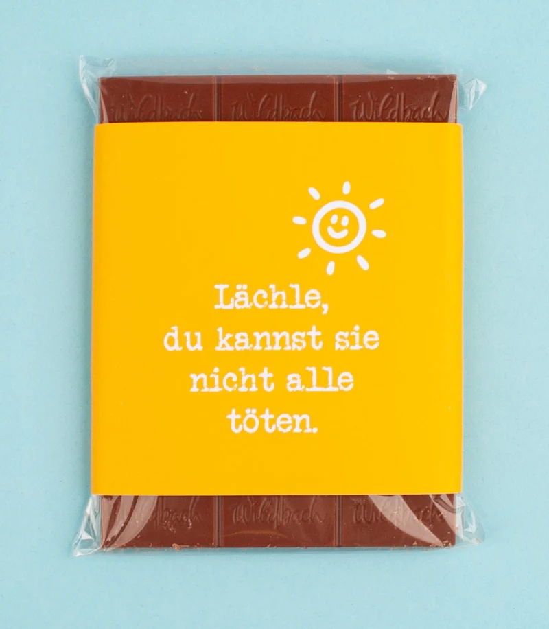 Schokolade "Du kannst sie nicht alle töten"