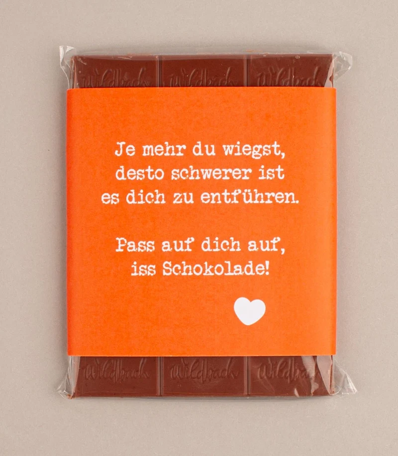 Schokolade "Entführung"