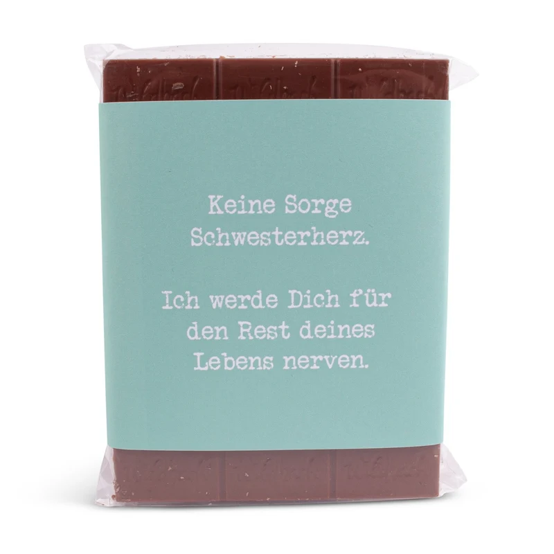 Schokolade "Schwesterherz"