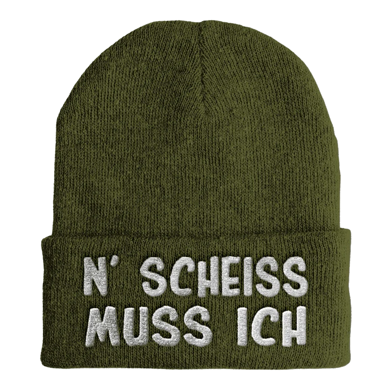 Beanie "N' Scheiss muss ich"