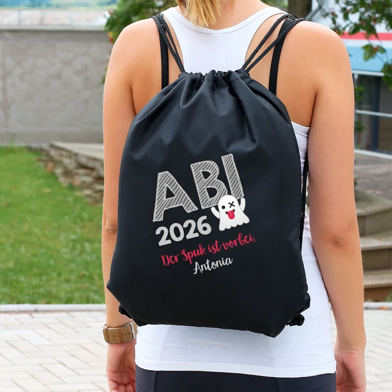 Abi-Bag - der coole Rucksack zum Abitur mit Ihrem Namen personalisiert