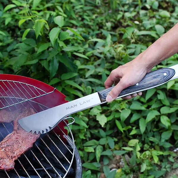 Mächtiges Männer-Grillbesteck 3-teilig