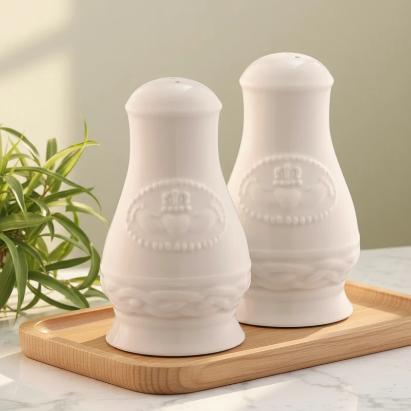 Belleek Classic Claddagh Salt & Pepper