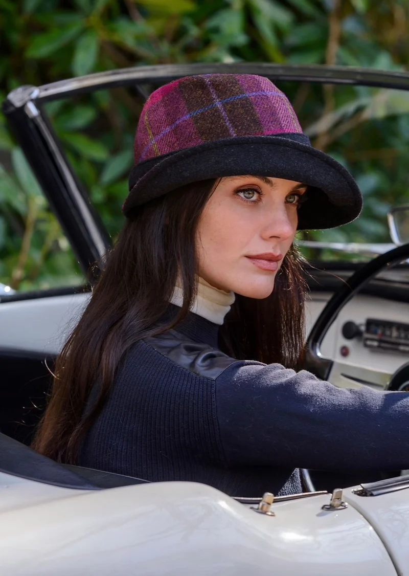Mucros Clodagh Hat | Pink Check
