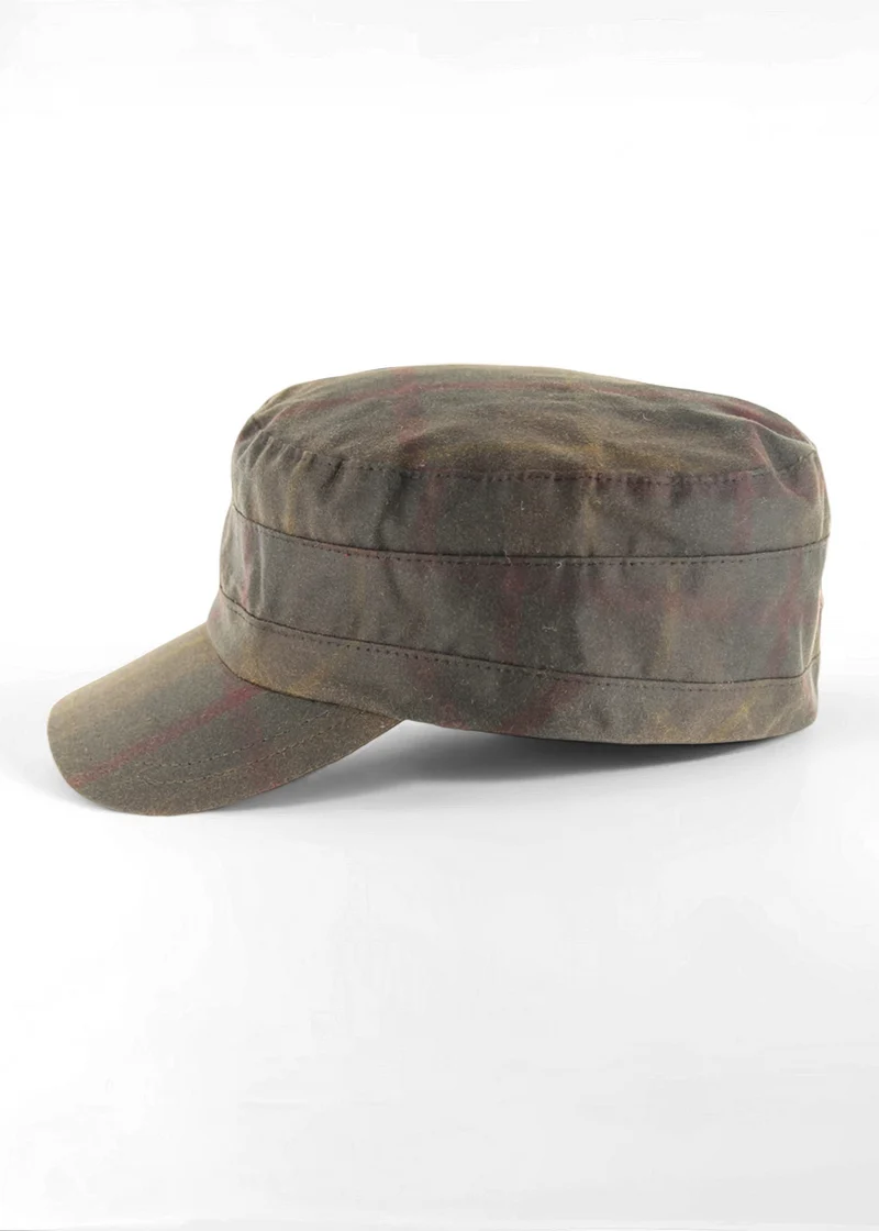 Mucros Wax Fisherman Cap | Premium Tartan Check Design