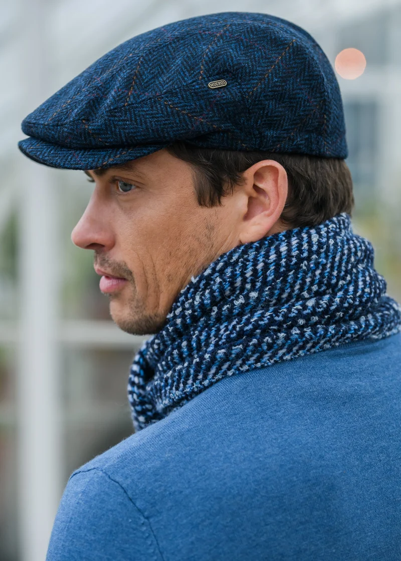 Mucros Kerry Cap | Premium Wool Herringbone Flat Cap