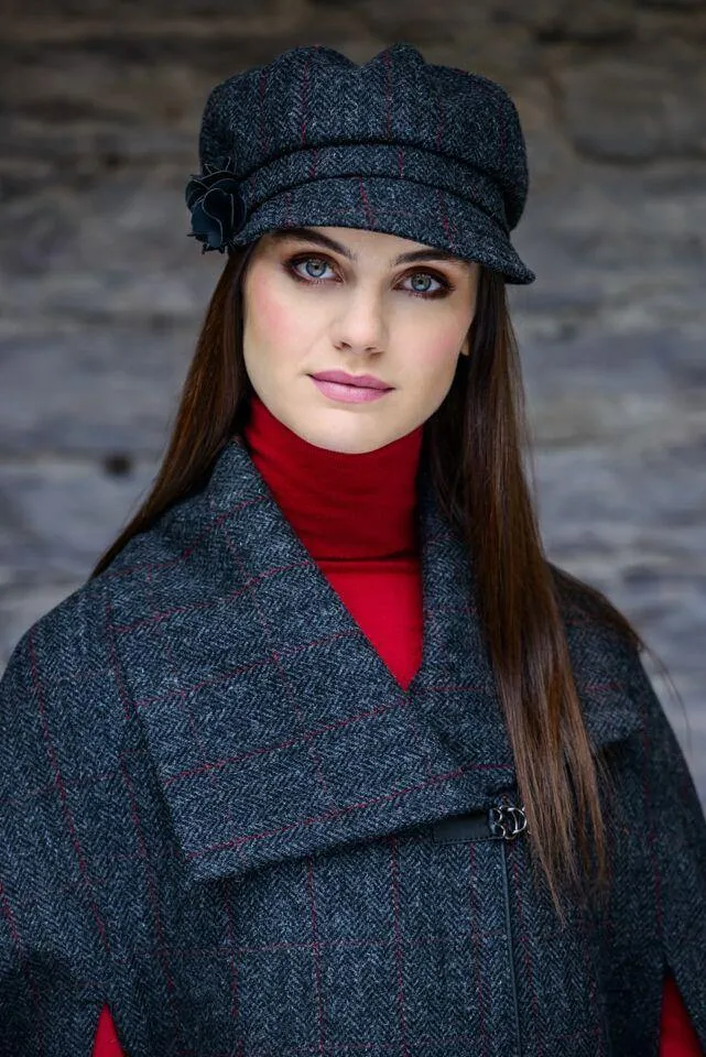 Mucros Newsboy Hat | Charcoal