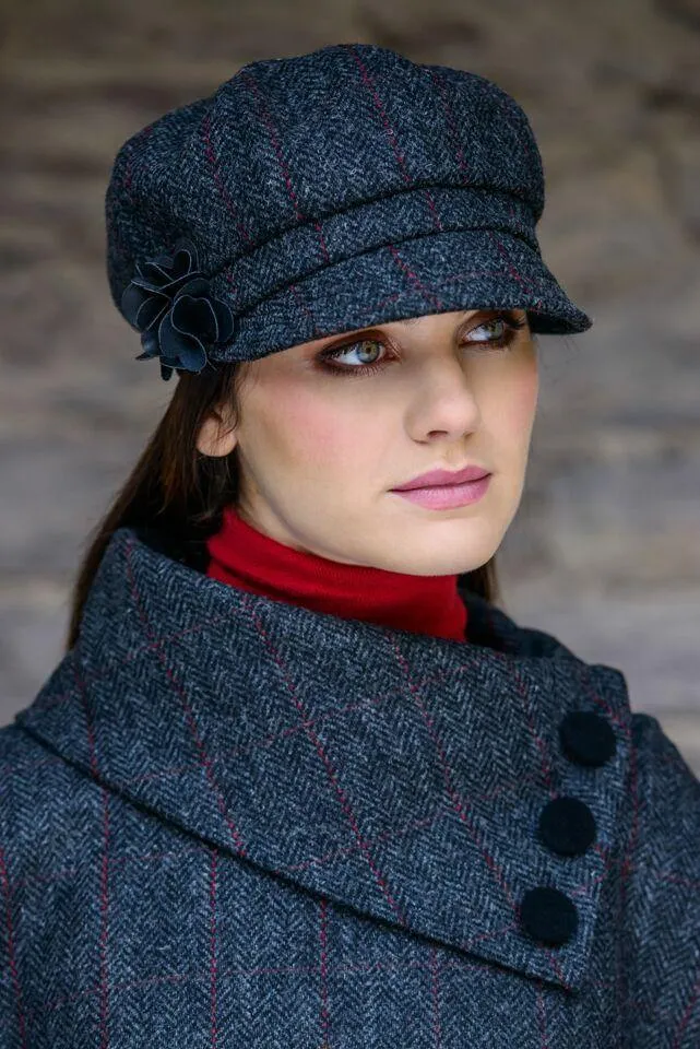 Mucros Newsboy Hat | Charcoal