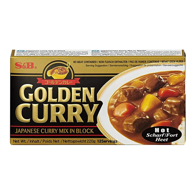 S&B Golden Curry Hot 220G