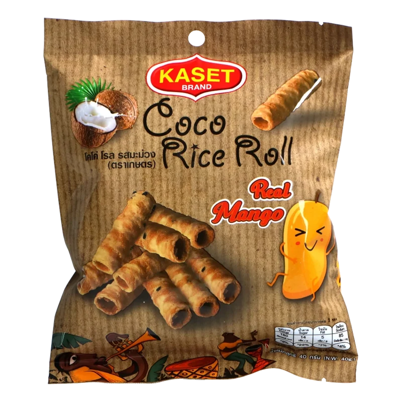 Coco Crispy Rice Roll Durian 100G