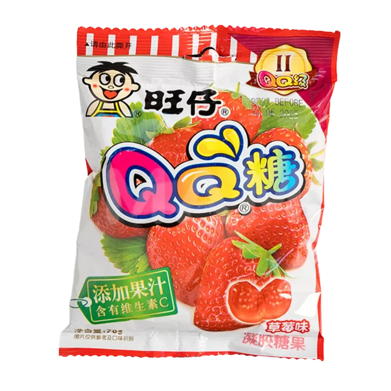 WANT WANT QQ Gummy Candy Strawberry 70G