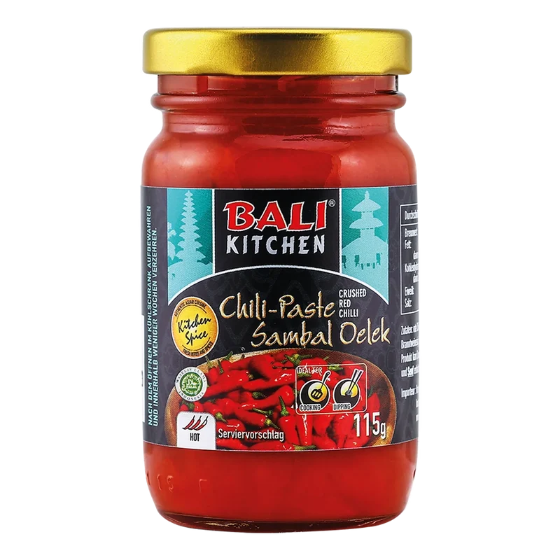 BALI KITCHEN Sambal Oelek Scharf 115G