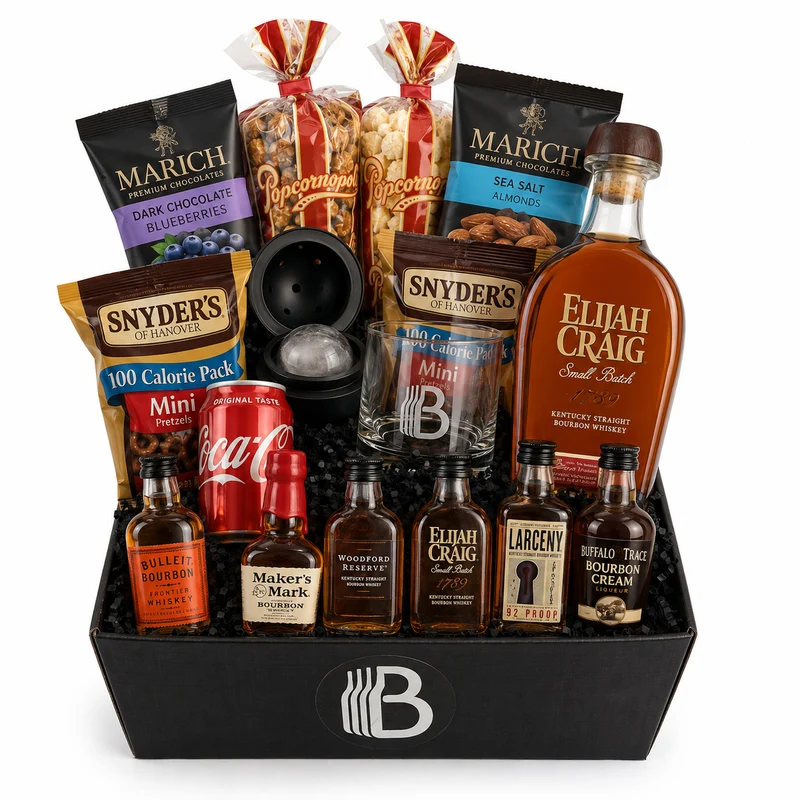 A Bite of Bourbon Gift Basket — Deluxe
