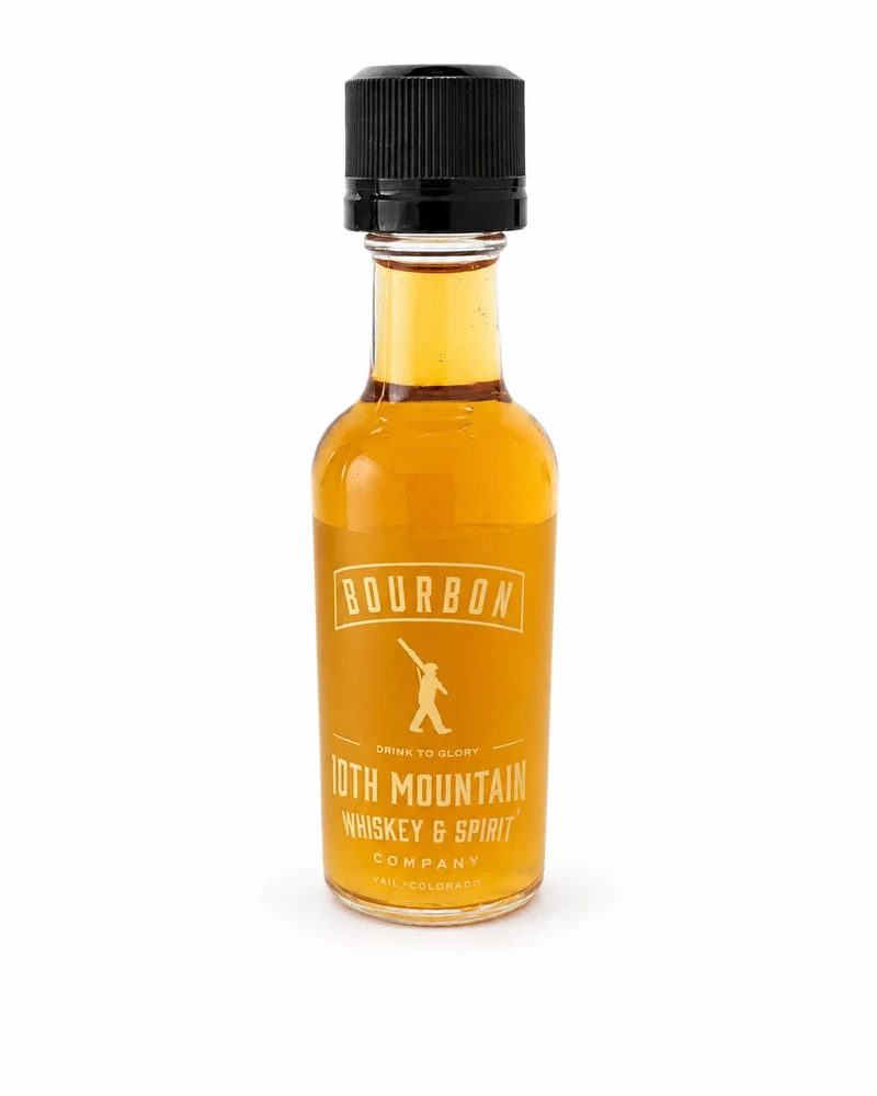 10th Mountain Bourbon Whiskey Mini – Vail, Colorado – 50ml