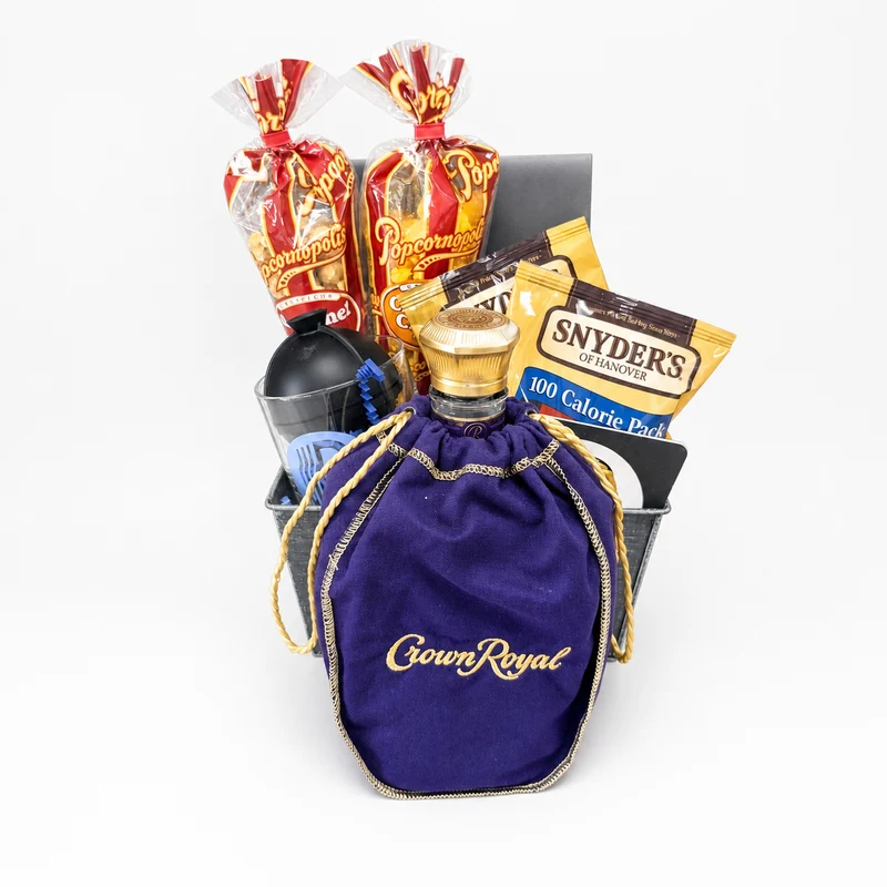 Crown Royal Canadian Whiskey Gift Basket | The BroBasket