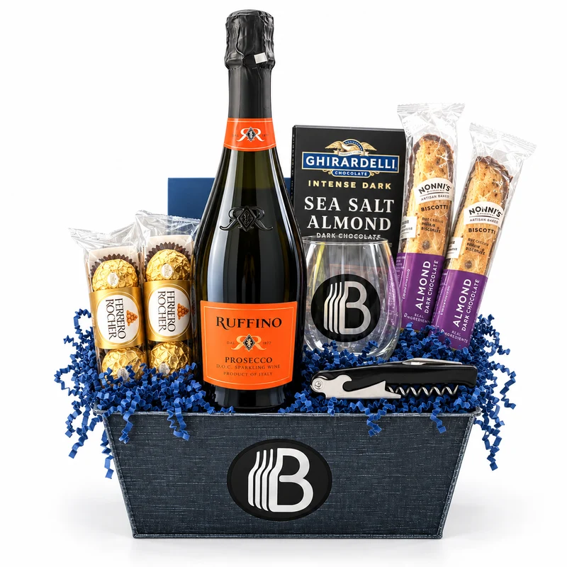 Ruffino Prosecco Champagne Gift Basket | The BroBasket