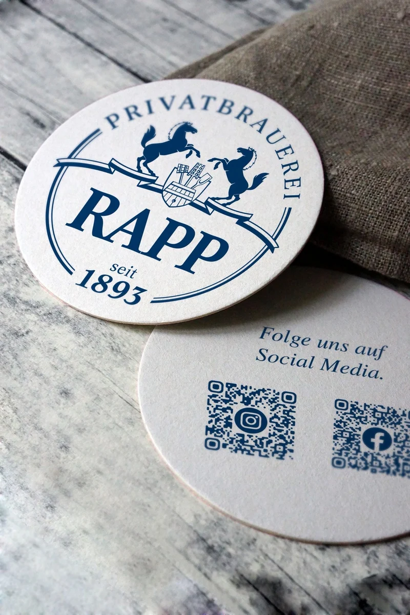 Original Rapp Bierdeckel 100 Stück