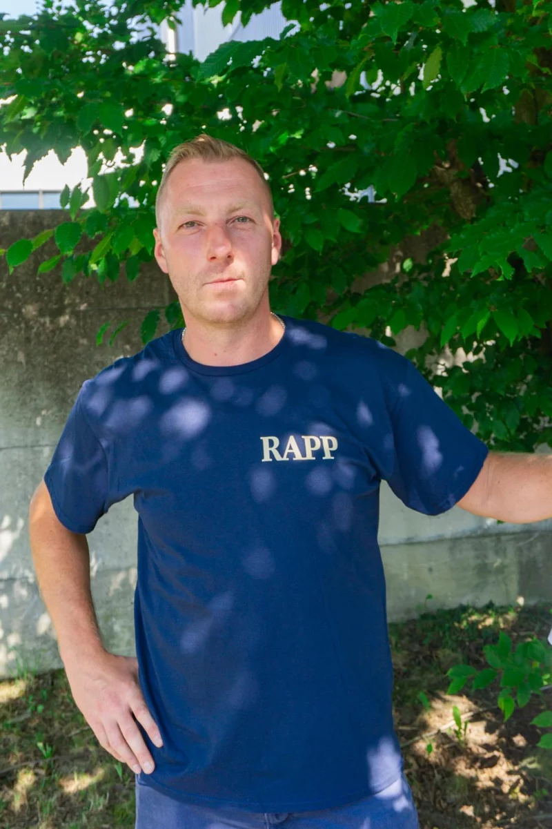 T-Shirt Rapp Classic navyblau