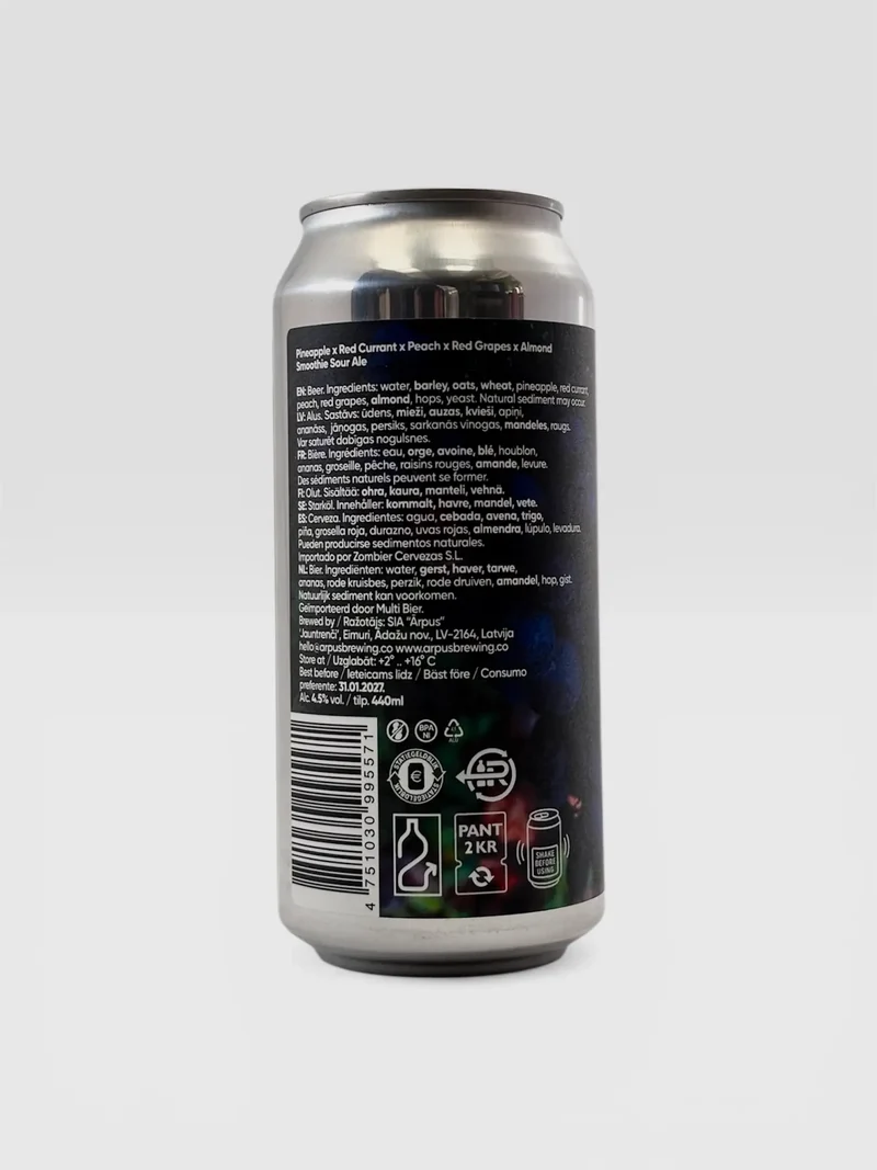 Arpus - Pineapple x Red Currant x Peach x Red Grapes x Almond Smoothie Sour Ale