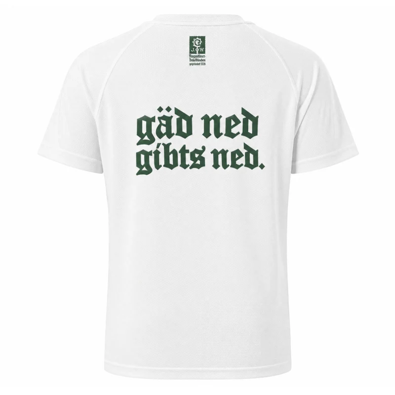 Sport T-Shirt „gäd ned gibts ned.“