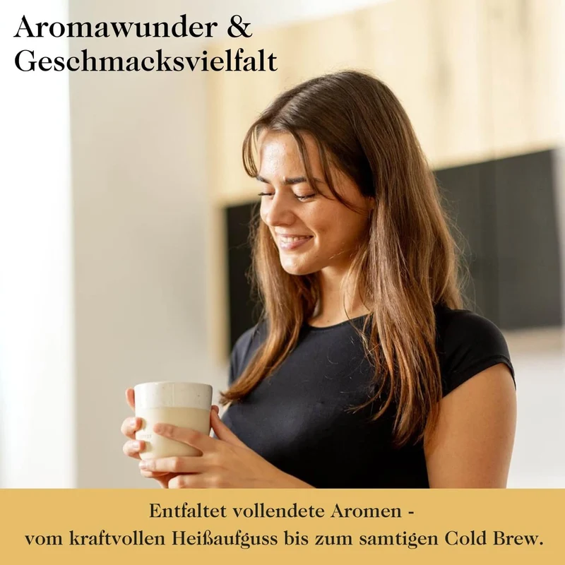 Premium French Press aus rostfreiem Edelstahl inkl. Untersetzer & Ersatzfilter