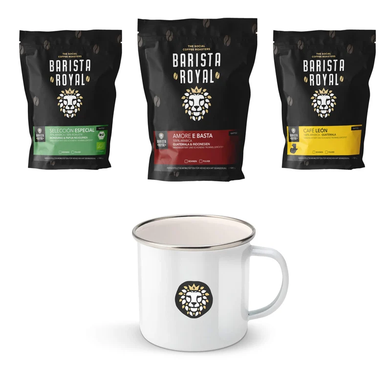 Geschenkset Kaffee mit schöner Tasse