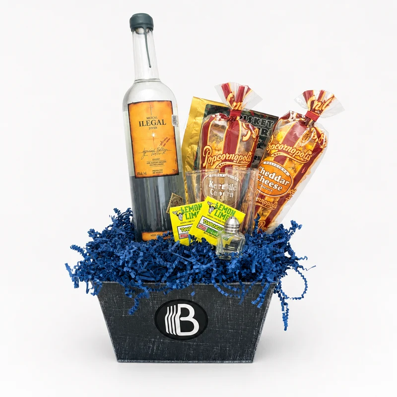 Illegal Mezcal Tequila Gift Basket for Him | The BroBasket