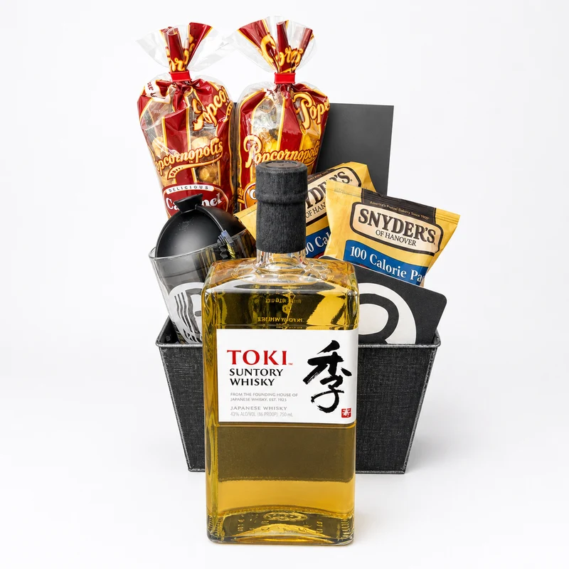 Suntory Toki Japanese Whiskey Gift Basket for Him | The BroBasket