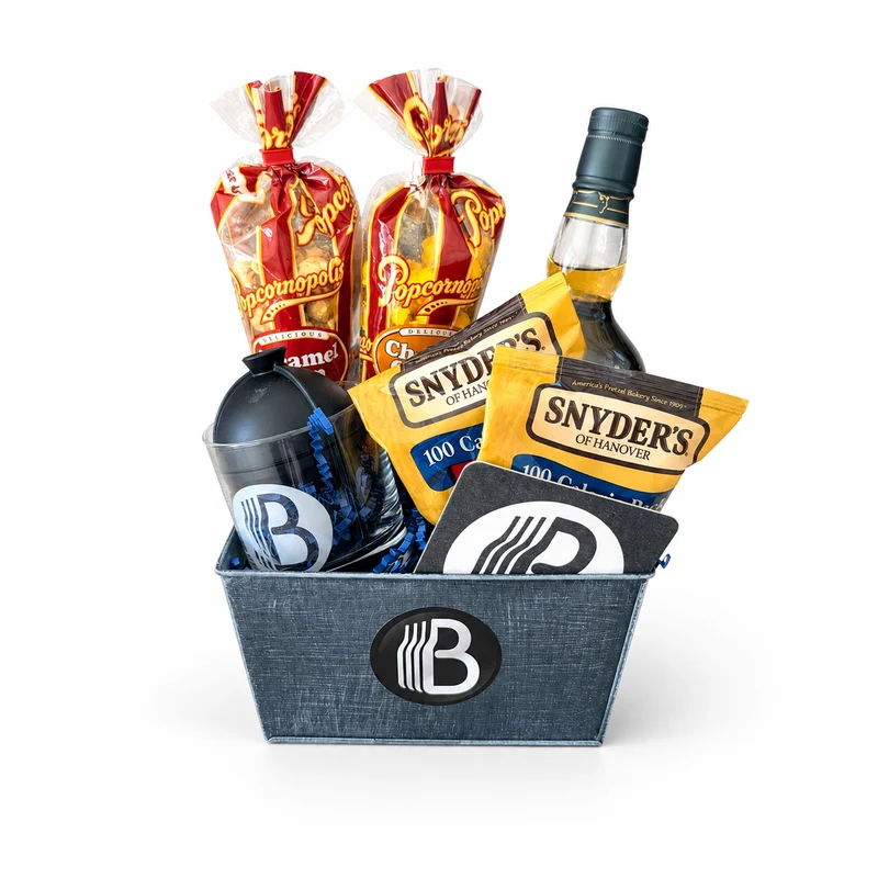 Buffalo Trace Bourbon Gift Basket for Him | The BroBasket