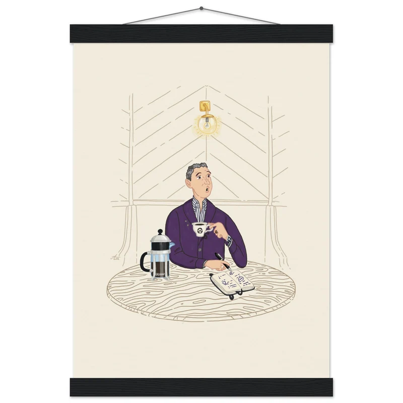 Poster auf mattem Papier in Museumsqualität mit Aufhänger – A3 (29,7 x 42 cm)