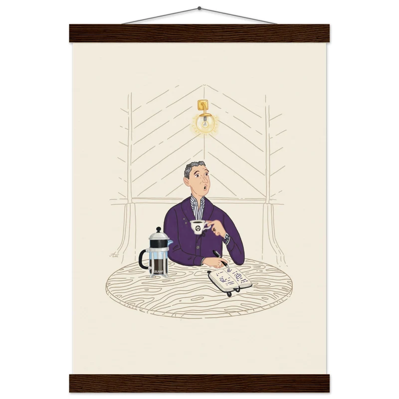 Poster auf mattem Papier in Museumsqualität mit Aufhänger – A3 (29,7 x 42 cm)