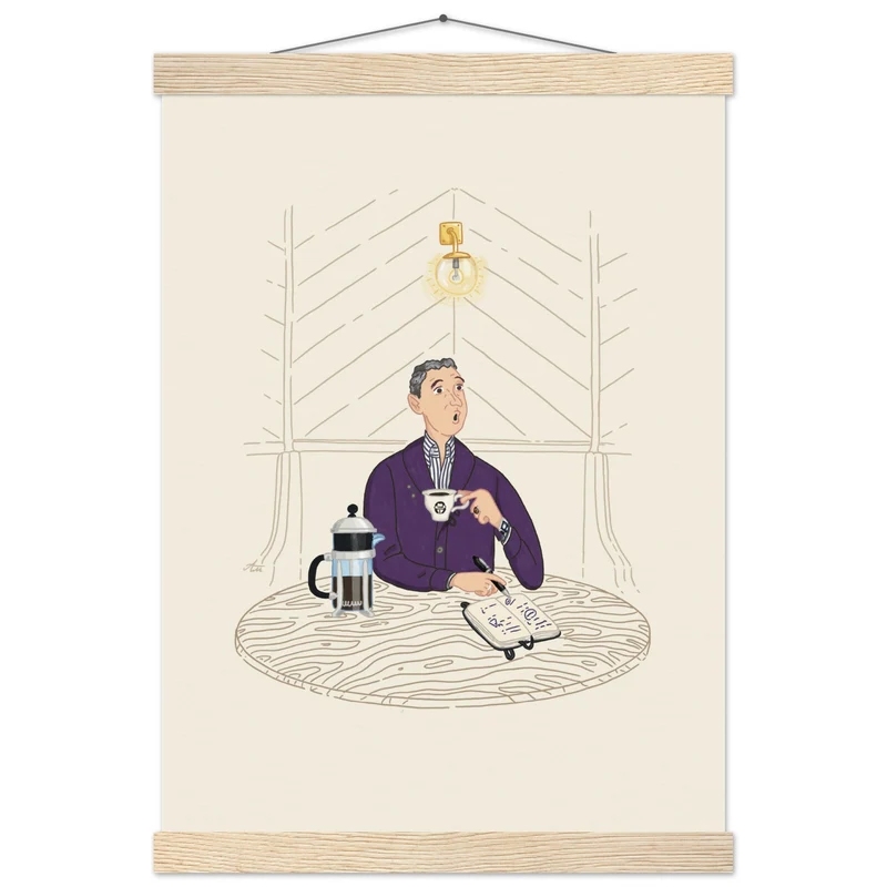 Poster auf mattem Papier in Museumsqualität mit Aufhänger – A3 (29,7 x 42 cm)