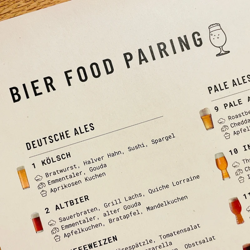 Bierbewertungsbogen (DE+EN) | 100+ Food-Pairing-Tipps zu 32 Bier-Stilen | Bier-Tasting für alle Biersorten | Download als PDF