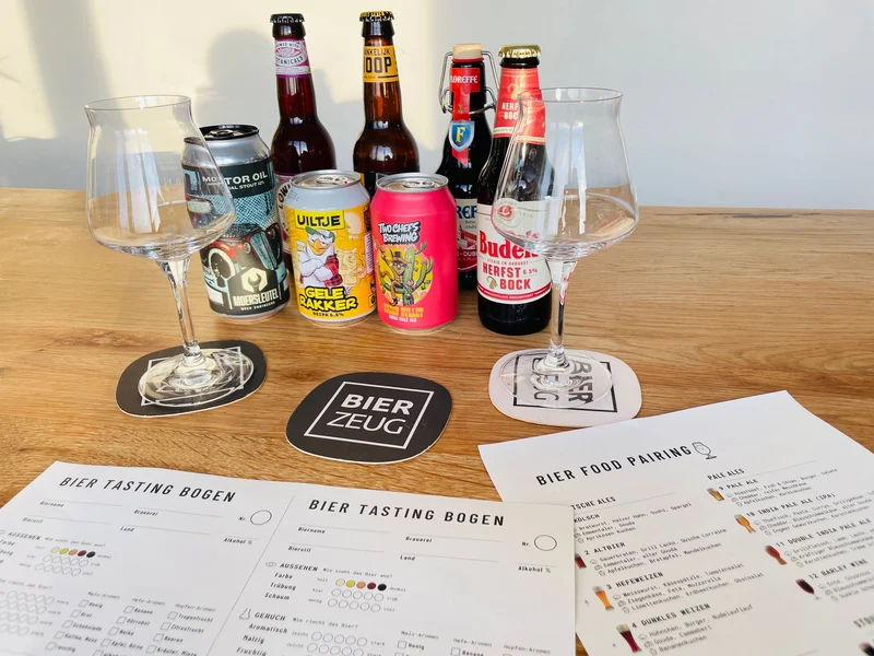 Bierbewertungsbogen (DE+EN) | 100+ Food-Pairing-Tipps zu 32 Bier-Stilen | Bier-Tasting für alle Biersorten | Download als PDF