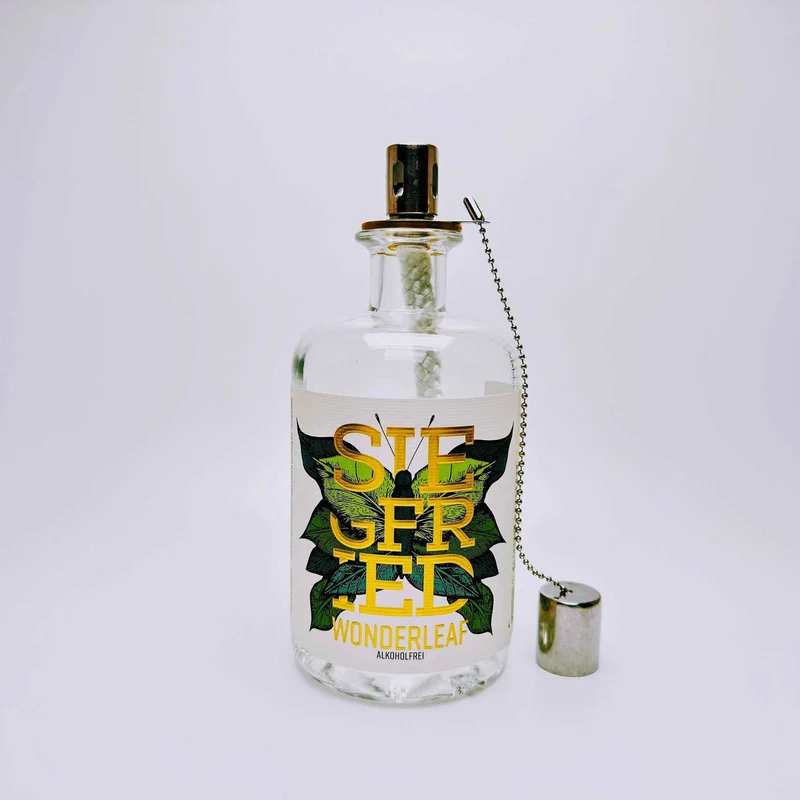 Gin Öllampe "Siegfried" | Handgemachte Öllampe aus Siegfried Gin Flaschen | Upcycling | Handgefertigt | Individuell | Geschenk | Deko