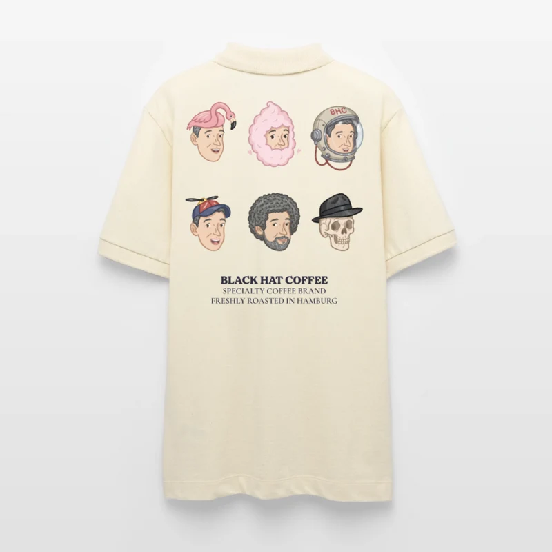 Many Faces Unisex Bio-Poloshirt